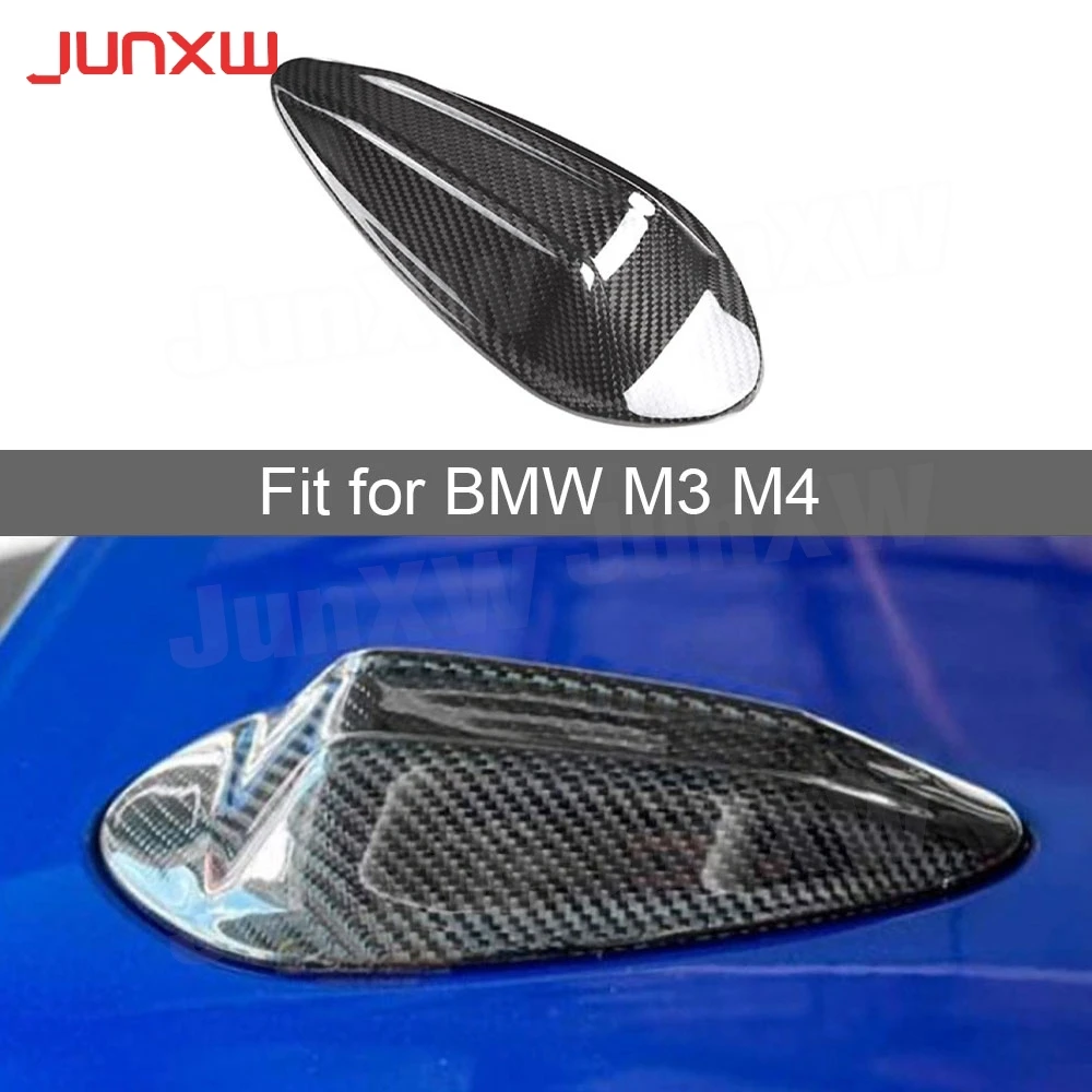 

Dry Carbon Fiber Roof Fin Shark Antenna Trim Cover for BMW G20 G80 G42 G87 G82 M3 M4 2023-2024 Antenna Cover Cars Accessories