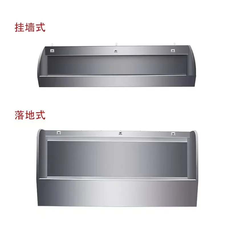 stainless steel urinal vertical double-layer public wall hanging floor type , school stainless steel trough