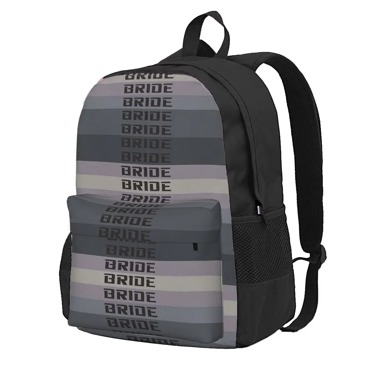 Bride Jdm Material Student Backpack School Bag Hiking Travel Daypack for Men Women Fashion Bookbag Shoulder Bags