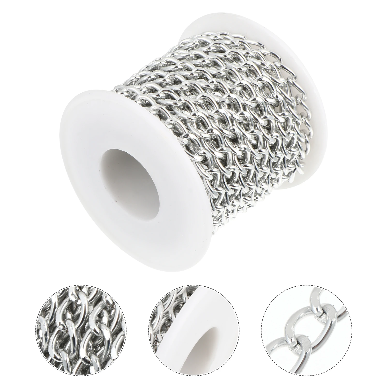 

Metal Chain Jewelry Accessories Bag for Woman Chains The DIY Decorative Replacement Making Material Necklace Practical Suitcase