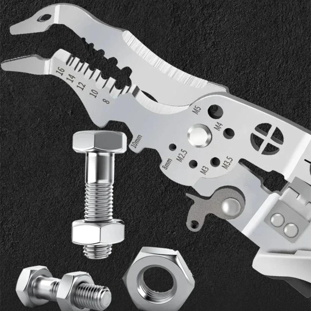 Automatic Wire Stripper, Multifunctional Cable Ferrules Cutter Pliers, Heavy Duty Electrical Terminal Crimper Hand Tools