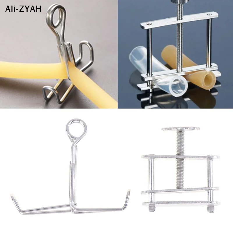 【Z】Lab Hoffman Tubing Clip Clamp Water Stopper Spiral Hose Clip For Rubber Hose Liquid Flow Adjust Pinchcock Control Clip