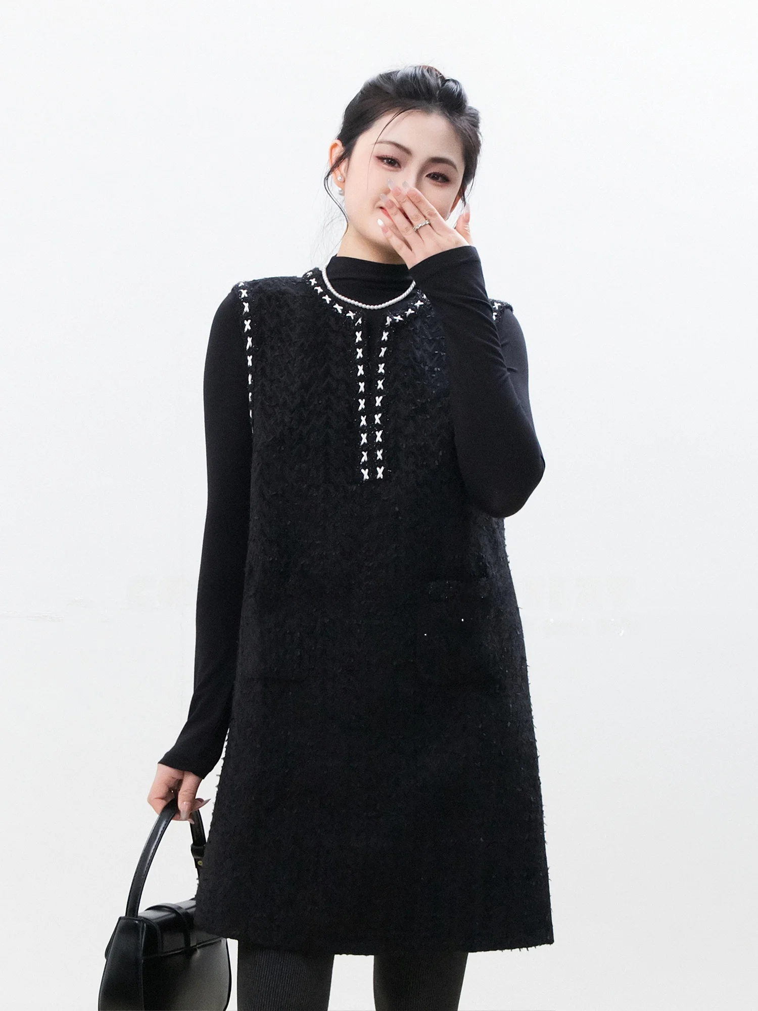 

Chelzy Small Fraance Sle Set Women's Spring Autumn Faion Elegance ort Svel Dr Base Two Piece Set