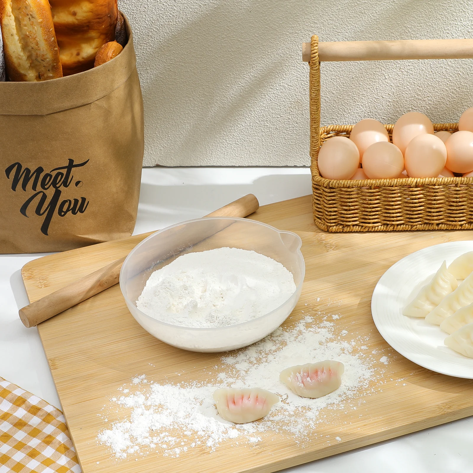 Multi-Function Kitchen Weighing Tray Lightweight Design Suitable for Small Items Digital Scale Pan Baking Measuring Pan