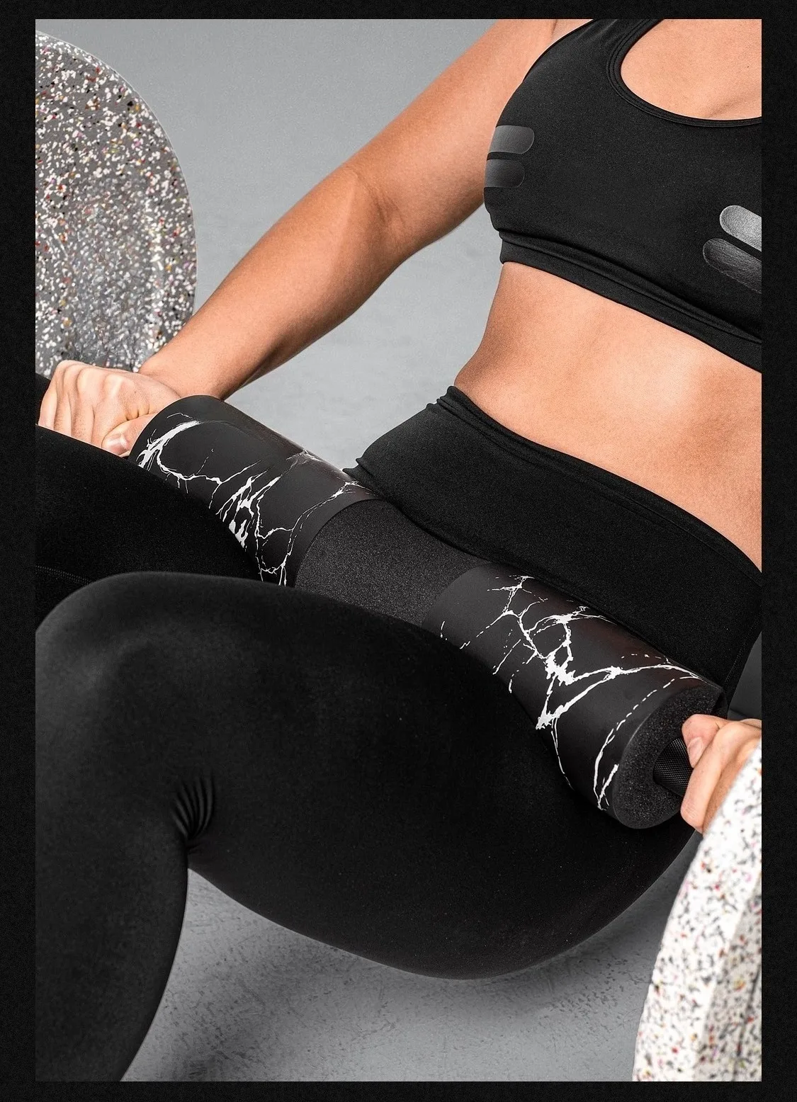 Rutschfeste Langhantel-Schulterpolster Fitness-Studio Verdickte Gewichtheben-Kniebeugen-Krafttraining Hantel-Nackenstütze Schutzpolster – Detail 4