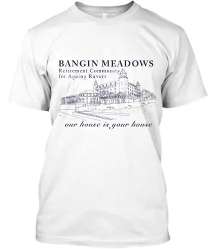 Bangin Meadows Colours T-Shirt Made in the USA Size S to 5XL