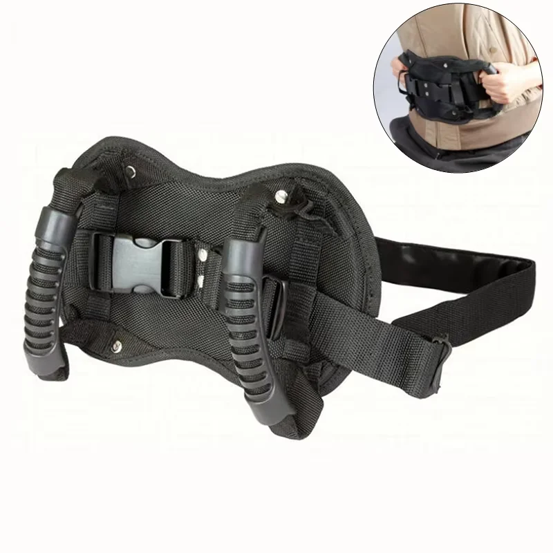 Universal Motorcycle Scooters Safety Belt Back Seat Passenger Non-Slip Grip Strap Grab Handle for Enhanced Riding Safety