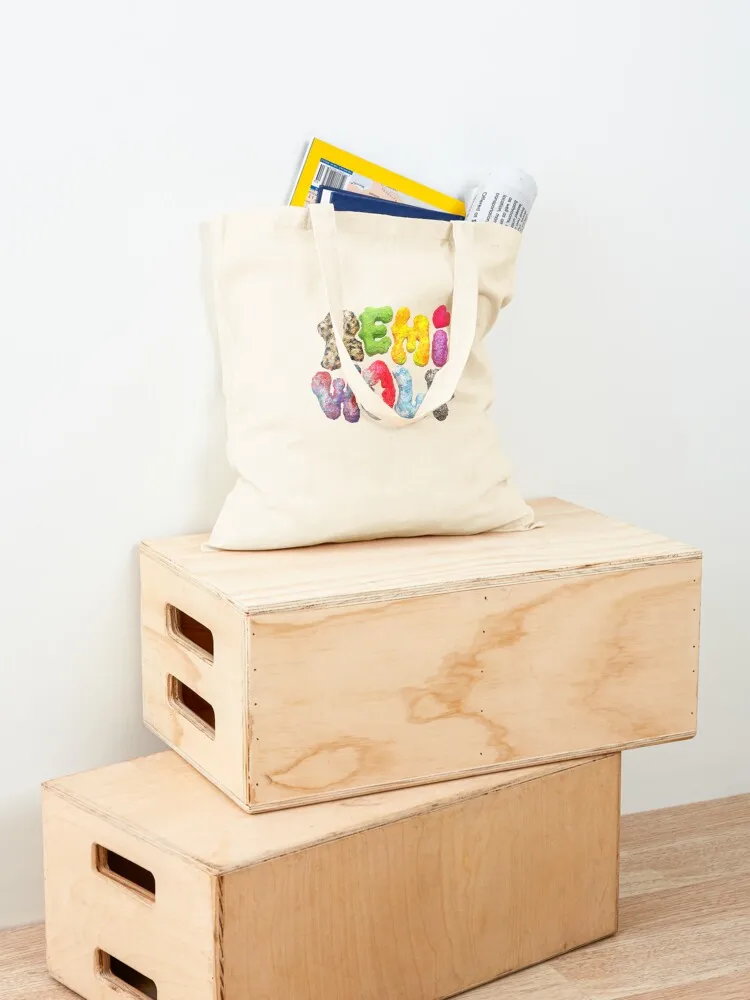 logo remi wolf Tote Bag Fabric bag tote bag shopping trolley shopping bags foldable