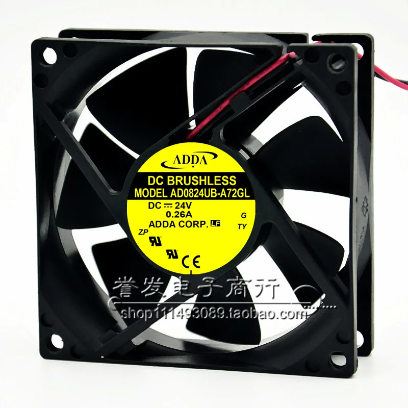 جديد الأصلي AD0824UB-A72GL 24V 0.26A 8025 80x80x25 مللي متر مروحة التبريد المبرد