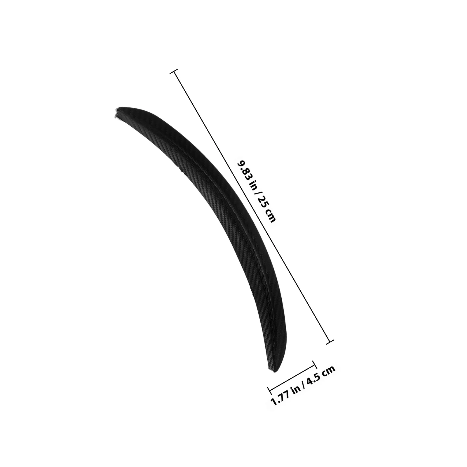 2 قطعة واقي مصد السيارة قطاع لينة المطاط المضادة للحراس مقاومة للخدش السيارات الخارجية واقي مصد السيارة #4
