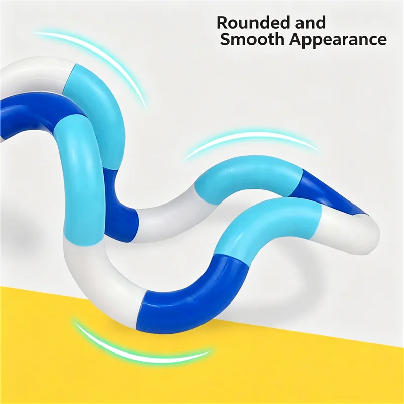 Tangle Fidget Toy Twisting Sensory Toy Hand-Eye Coordination Toy Anxiety Relief Finger Squeeze Squishy Fine Motor Skills Gift
