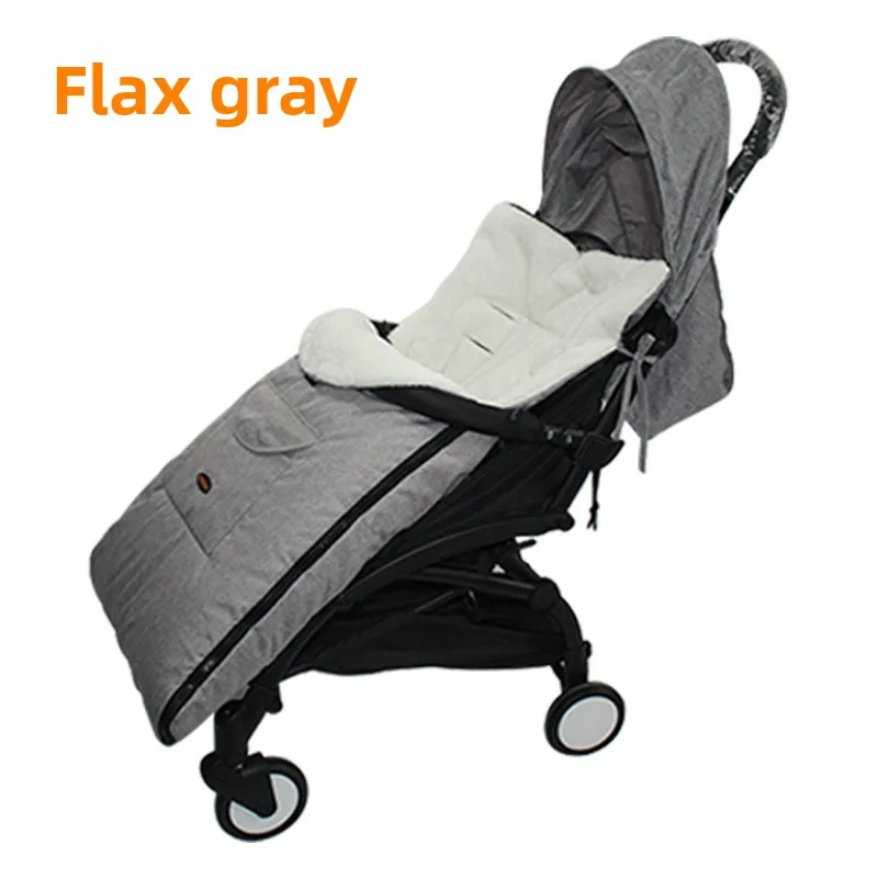 Babyfond Winter Stroller Sleeping Bag, Windproof Warm Universal Footmuff Cotton Cushion Foot Cover for Baby Stroller Pushchair
