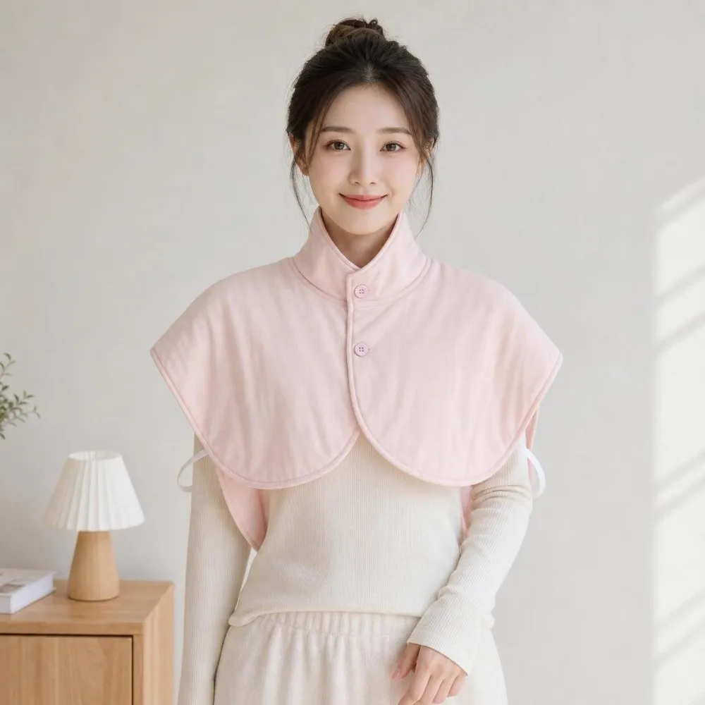 Breathable Shoulder Warmer Pad Thickened Comfortable Thermal Shoulder Wrap Easy To Wear High Neck Warm Neck Cover