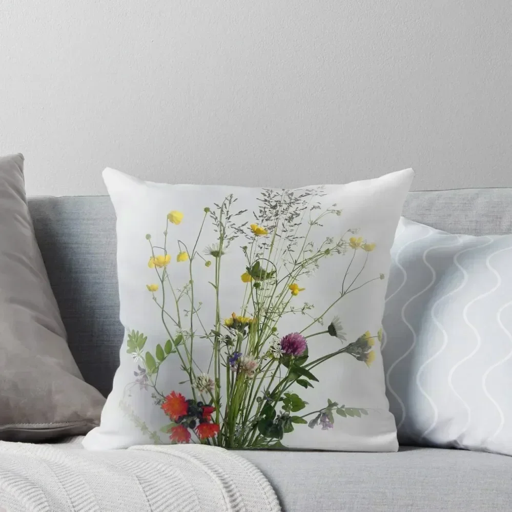 

Wildflower Bouquet Throw Throw Pillow luxury decor Decorative Sofa Cushions Sofa Pillow Cover pillow