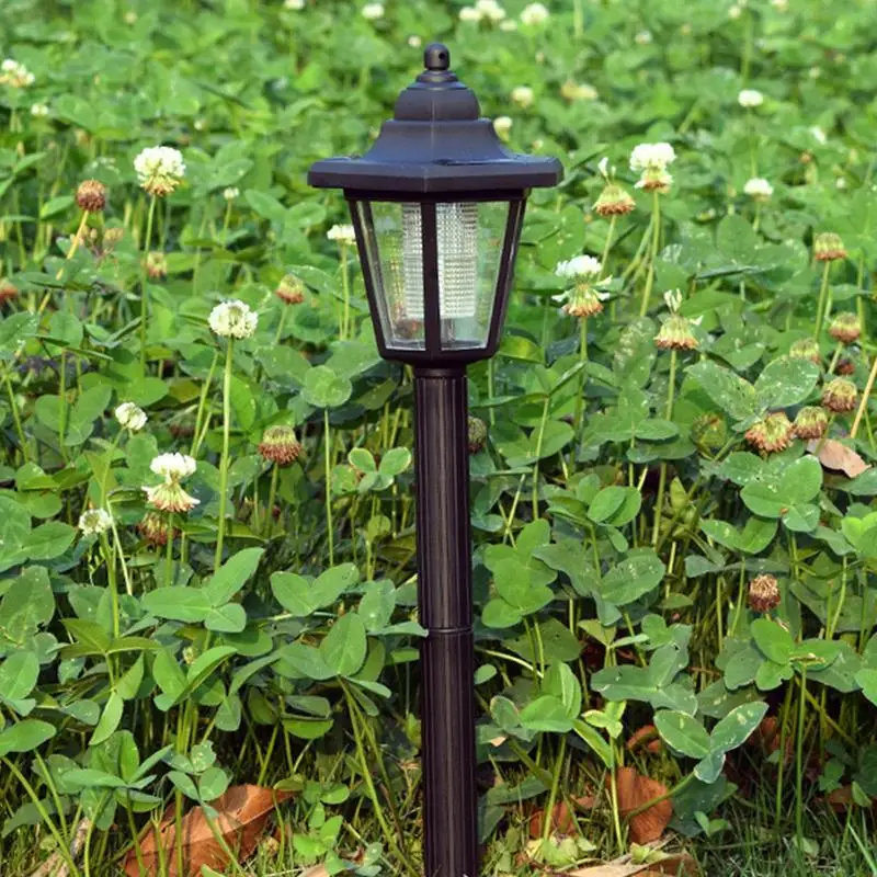 Solar Garden Stake Lights Retro Decoration Lamp Outdoor IP65 Waterproof Highly Efficient Solar Panels Street Garden Fence Lights