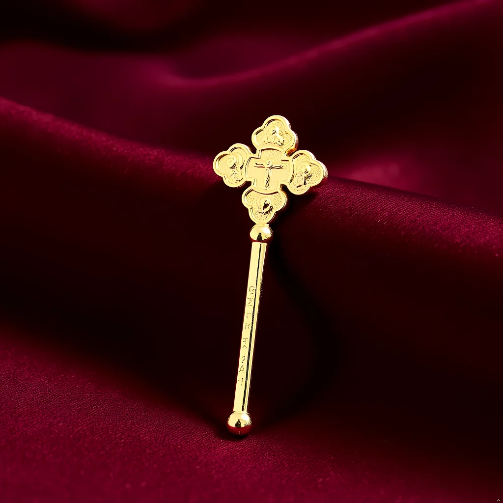 

Handheld Orthodox Cross Jesus Cross Zinc Alloy Cross Prayer Cross Orthodox Ritual supplies Home Prayer Corner Decoration