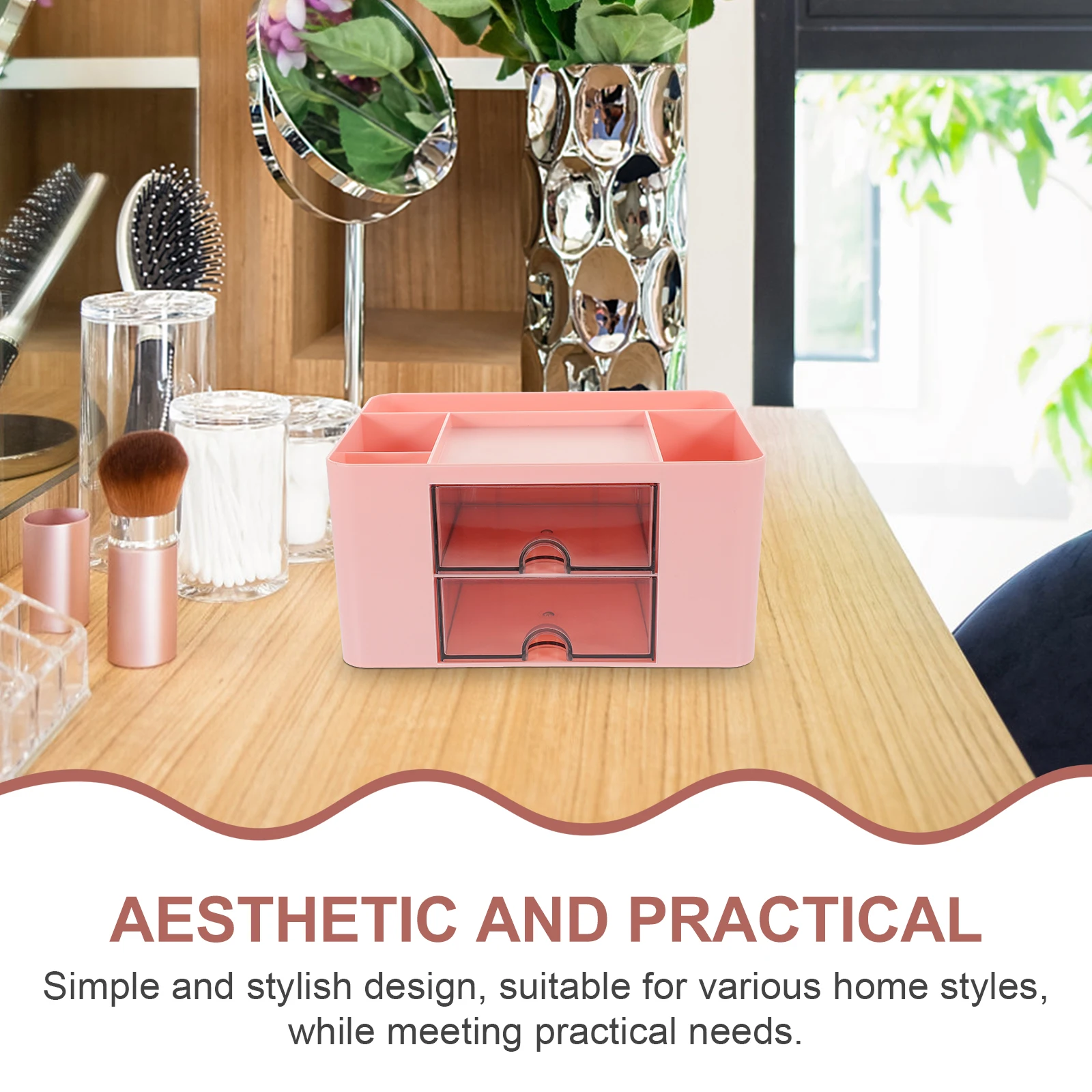 

Drawer Type Stationery Organizer Multi-Layer Plastic Storage Drawers For Office Desk Organizer Shelf Desktop Storage Box