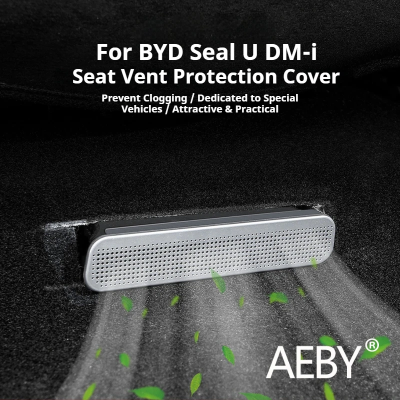 

AEBY For BYD Seal U DM-i 2020-2025 Under Seat Air Vent Cover , Car Air Conditioning Vent Grille Dust Proof Protector Accessories