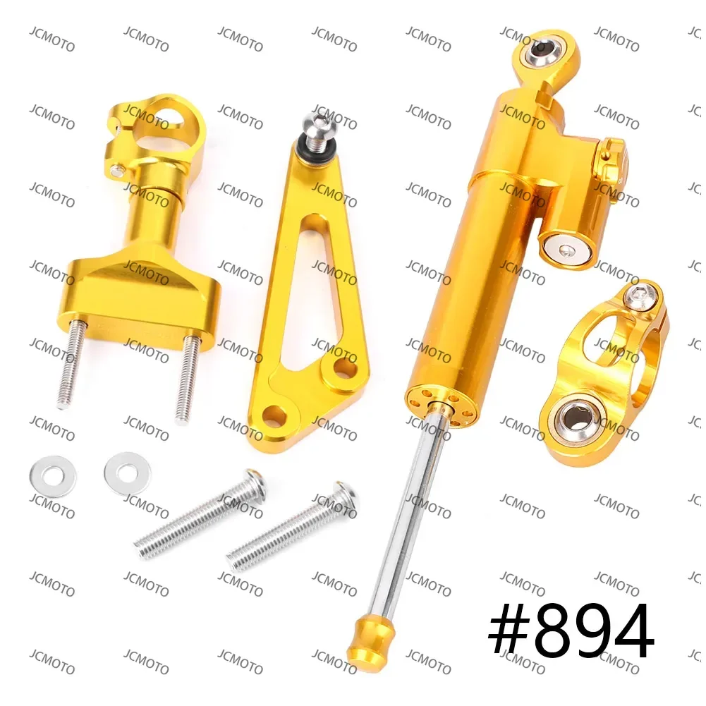 

Алюминиевая часть мотоцикла для Honda CB600F HORNET, стабилизатор рулевого демпфера с ЧПУ с комплектом кронштейнов, контроль безопасности 2007-2016, анодированный