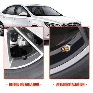 Metal Car Wheel Valve Caps, Volkswagen, Touran, TSI, TDI, Beetle, Scirocco, Bora, Mk4, Mk6, Mk5, Mk7, GTI, Touareg, Polo, Tiguan, Jetta, 4pcs 10 Main Sales Kit Porsche Fusca - №1