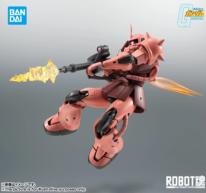 Bandai Mobile Suit Gundam ROBOT SPIRITS SIDE MS MS-06S Char's Zaku ver. AE MODE Figures Modello anime Regalo giocattolo in scatola originale