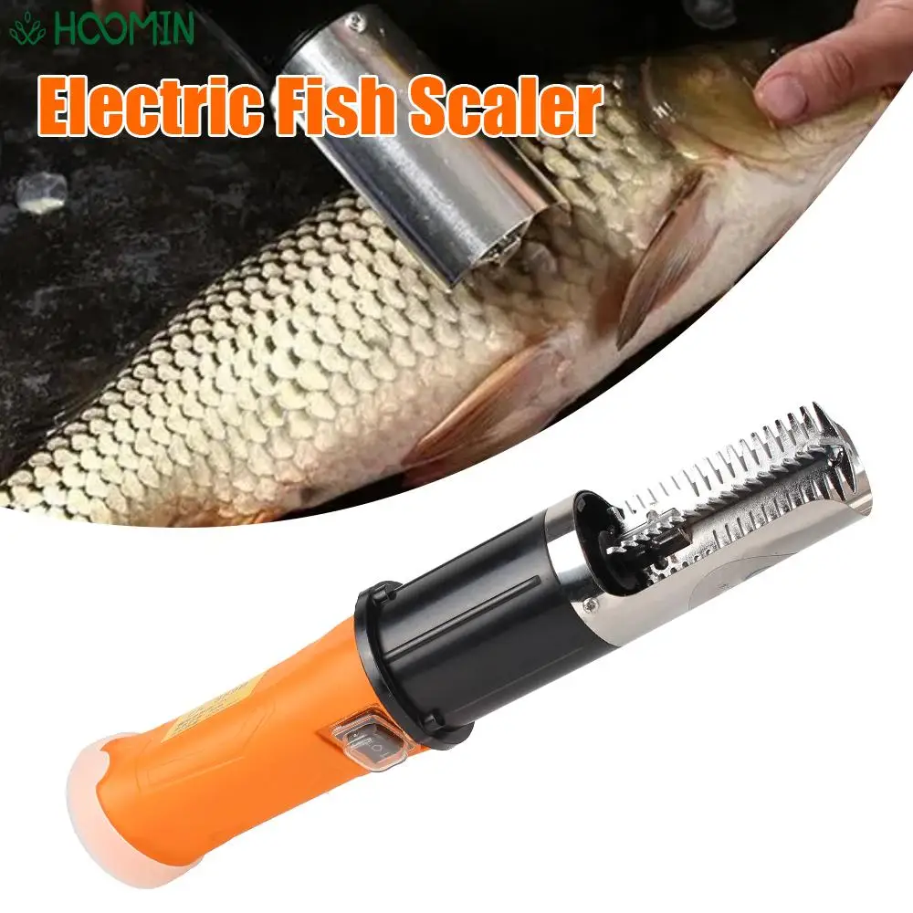 Electric Fish Scaler EU Plug 6000 RPM Fish Scale Planer Fishing Scalers Scraper Seafood Tools