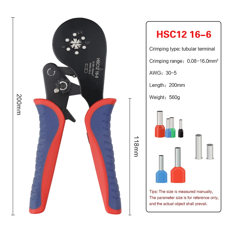 Press Pliers Crimping Pliers Sets Crimping Tool Electrical Terminals Electrician Tools Plier Hand Electricians Professional 16-6