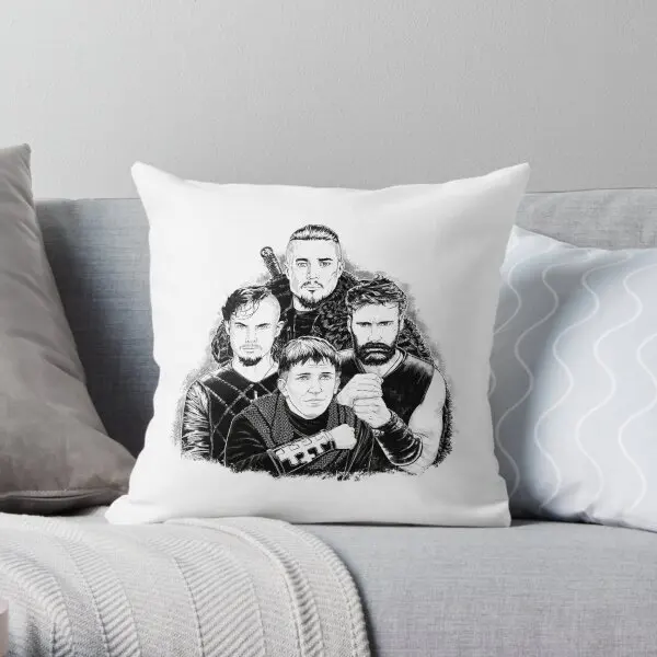 The Last Kingdom Portraits  Printing Throw Pillow Cover Bed Bedroom Waist Sofa Square Throw Fashion Pillows not include One Side