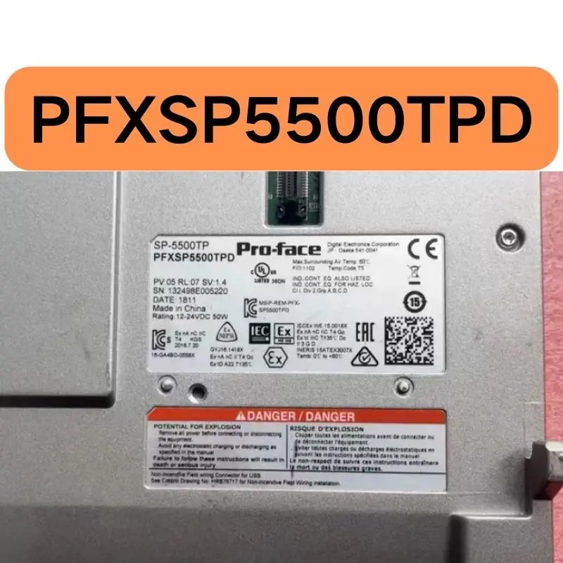 

Used PFXSP5500TPD touch screen tested OK and shipped quickly