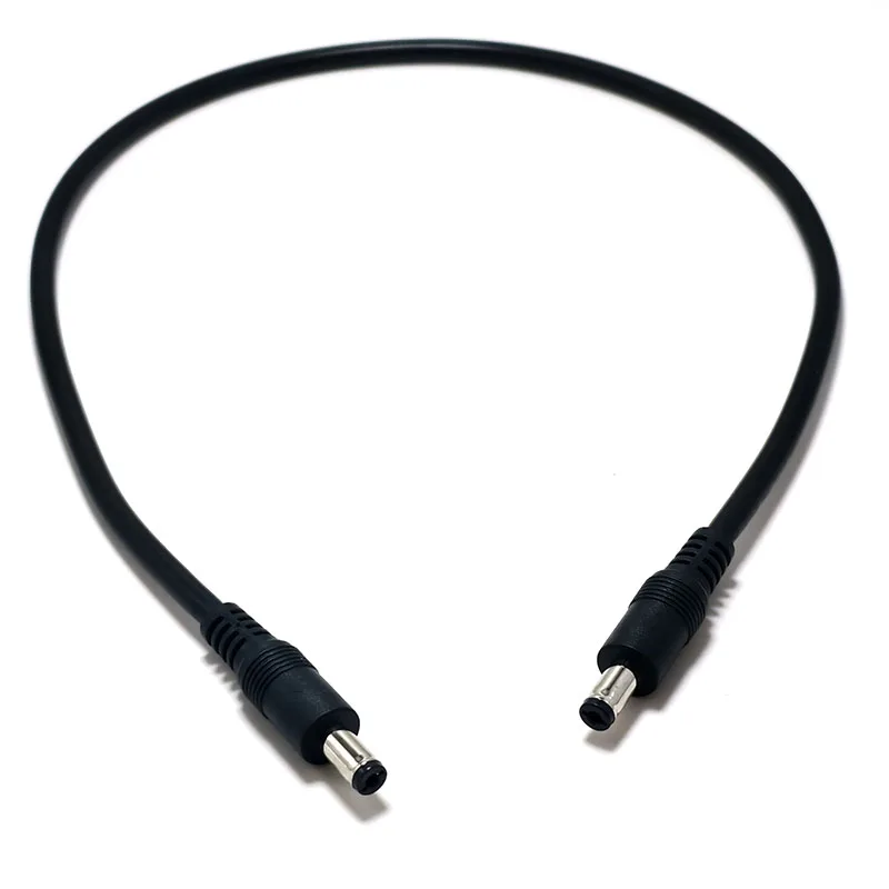 1/5/10 Stück DC5521 zu DC5521 Kabel, 18 AWG DC 5,5mm x 2,1mm Stecker auf Stecker Stromversorgungsadapterkabel für LED-Licht und Lautsprecher
