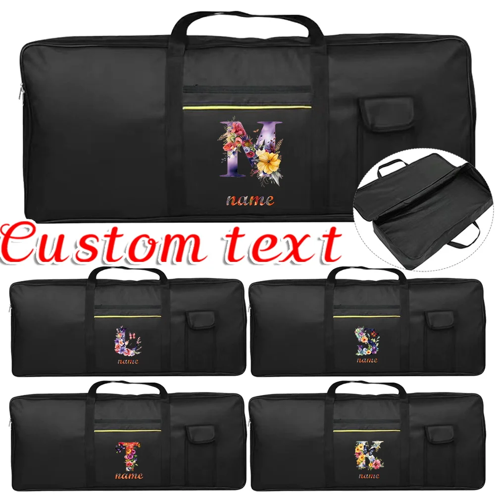 Personalized Customized Name Durable double zipper Electronic Organ Bags Instruments Accessories 61 Keys Electronic Keyboard Bag