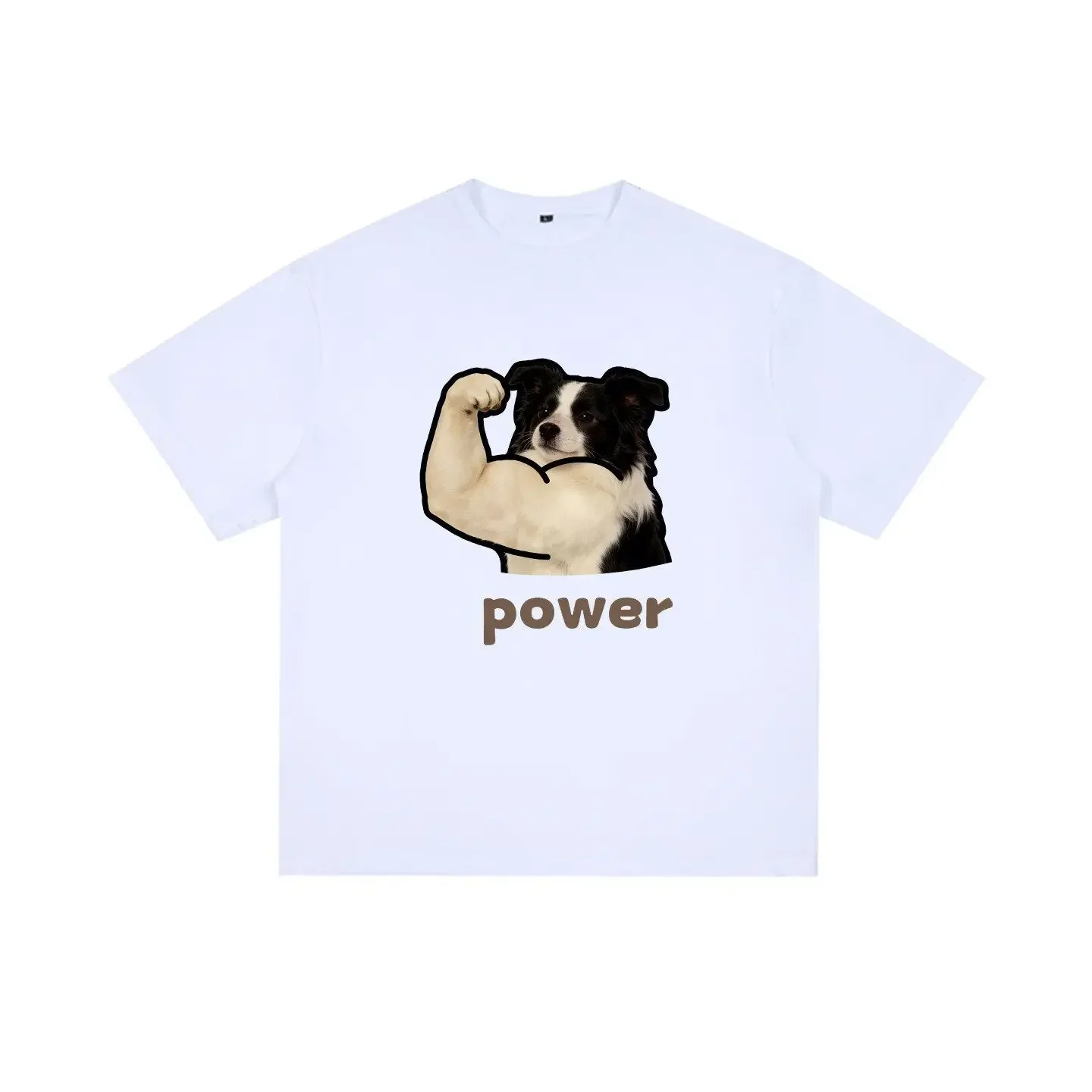 2026New Fashion Cute GSD Power Muscle Arms High Quality Cotton Summer New Unisex Fashion Loose Breathable Top