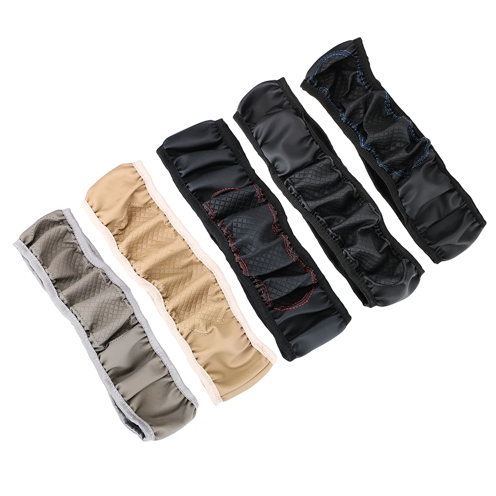 Embossing Leather PU Microfiber Anti-Slip Interior Accessories Universal Auto Steering- wheel Cover Car Steering Wheel Cover