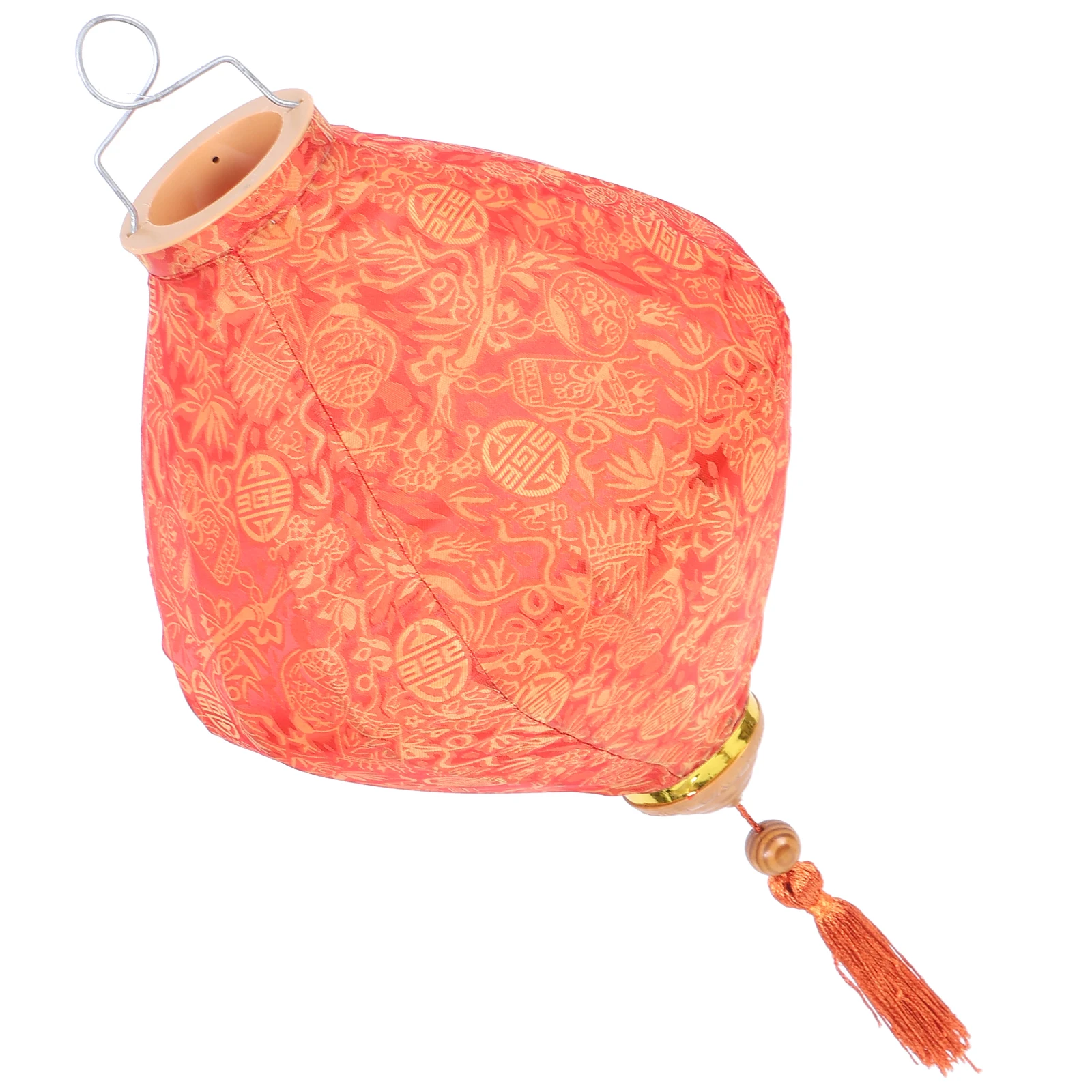 

Chinese Silk Waterproof Lantern 12 Inch Palace Decor Spring Festival Balcony Hanging Festive Cloth Light Year Party Outdoor