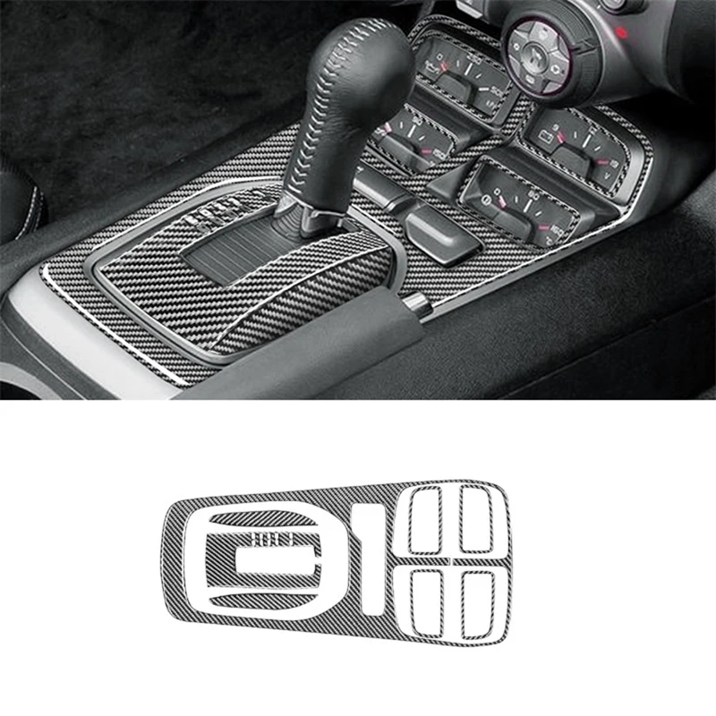 

Автомобильные автоматические аксессуары из углеродного волокна для Chevrolet Camaro 2010-2015, внутренние аксессуары LHD