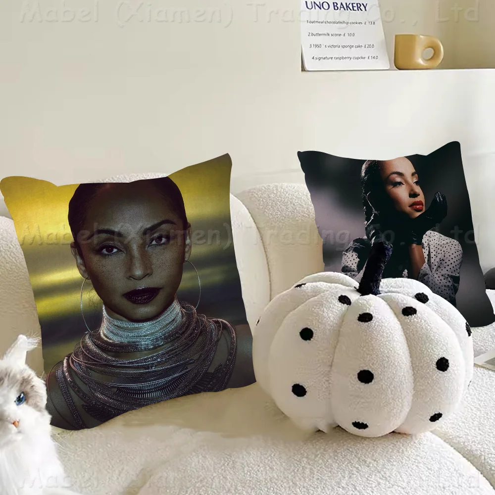 Sade Singer Adu Personalized Picture Text Home Decorative Pillows Household Gifts 45x45cm