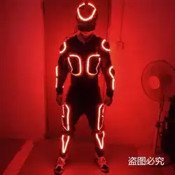 Led Outfit Kleidung Led Anzug Für LED-Robot anzüge Mode LED Rüstung Licht Up Jacken Kostüm