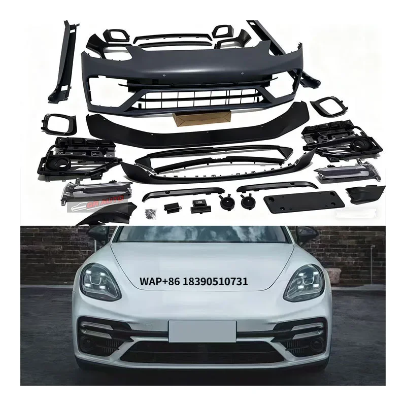 

For 971 Turbo Encirclement Bumper Upgrade Kit-Bolt-On Exhaust Cut-Outs Universal Fitment