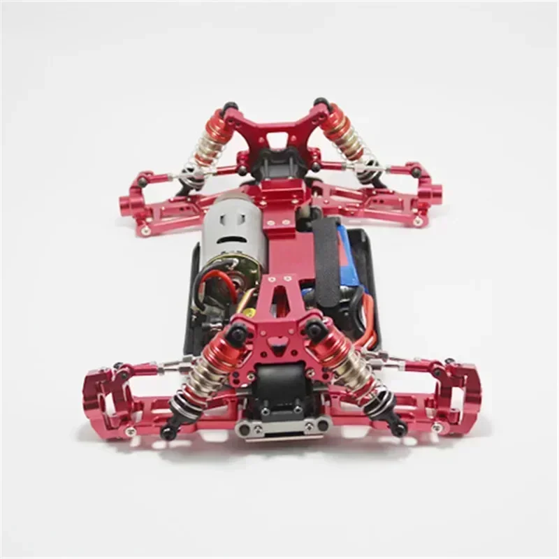 WLtoys 144001 1:14 RC ترقية قطع غيار معدنية مجموعة كاملة من الأجزاء المعدنية