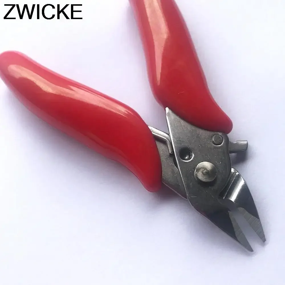 3.5 Inch Diagonal Pliers Small Soft Cutting Electronic Pliers Mini Wire Cutters Wire Insulated Rubber Handle Model Hand Tools