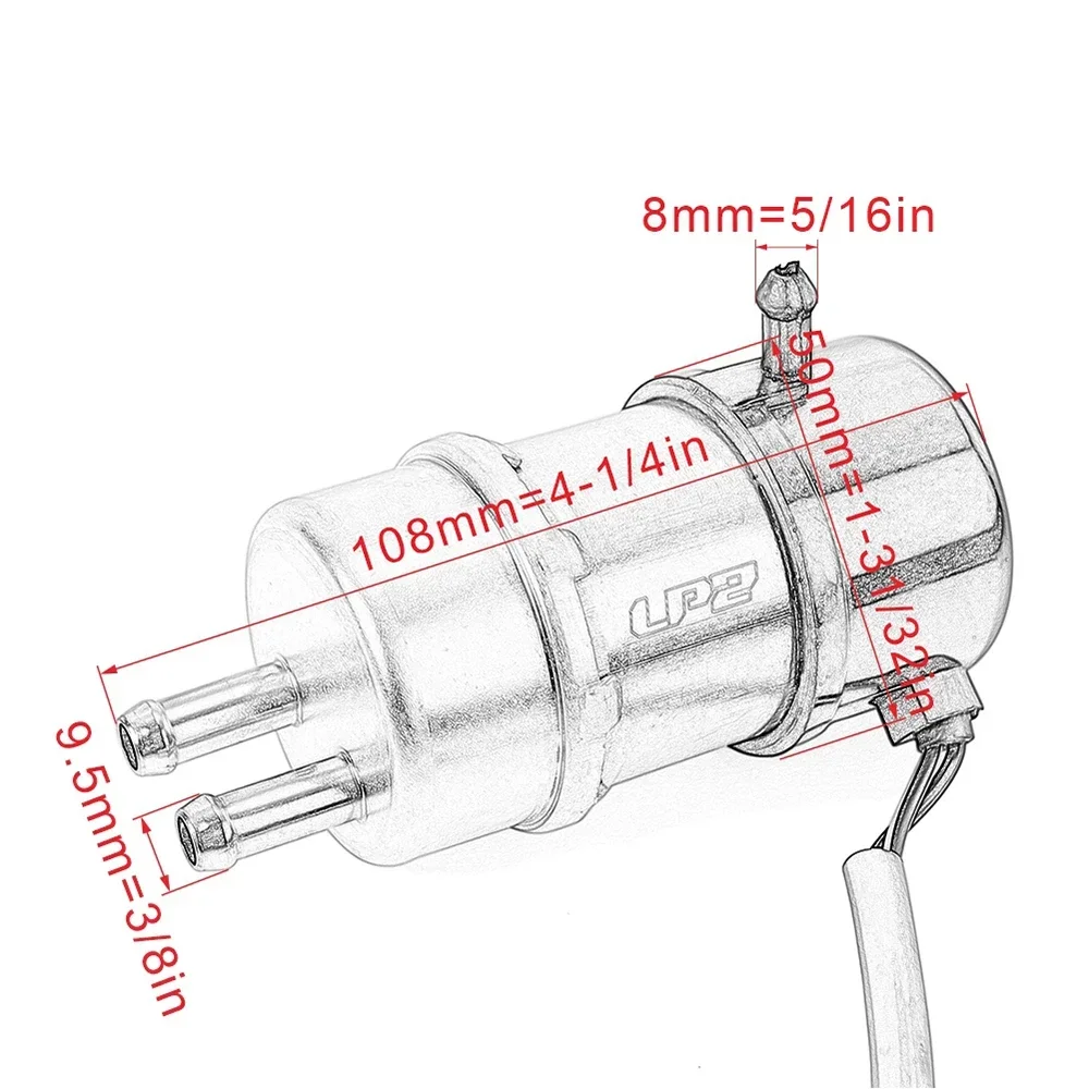 5DM-13907-00 For Yamaha FZS600 FAZER 1998-2003 / FZR250 FZR250 Genesis 1987-1988 Motorcycle fuel pump - view 6