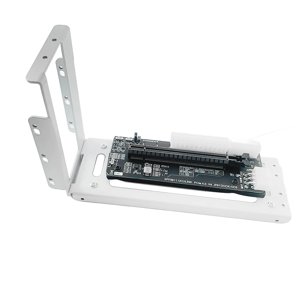 لأجهزة الكمبيوتر المحمول eGPU حافظة SFF 8611 Oculink M.2 بطاقة الرسومات الخارجية GPU حامل قفص الاتهام PCIe 4.0X4 Gen4 دفتر GDP NUC بطاقة محول