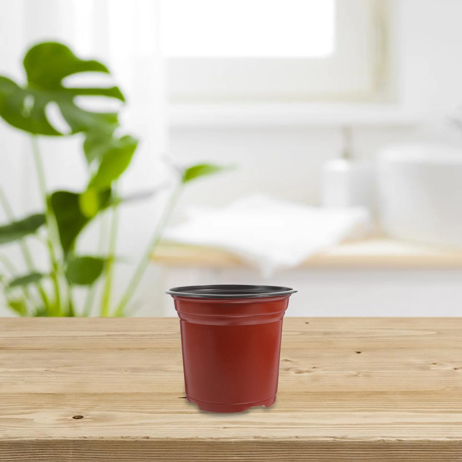 

50pcs Plastic Flowerpot 130X97X116Mm Minimalist Succulents Pot For Indoor Plants Decorative Basin Garden Tool Storage Rack