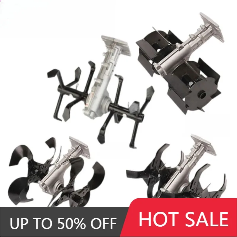 Garden Power Tool Accessories Lawn Mower Weeding Wheel Oblique Blade Accessories Weeding Tillage Wheel Loosening Wheel