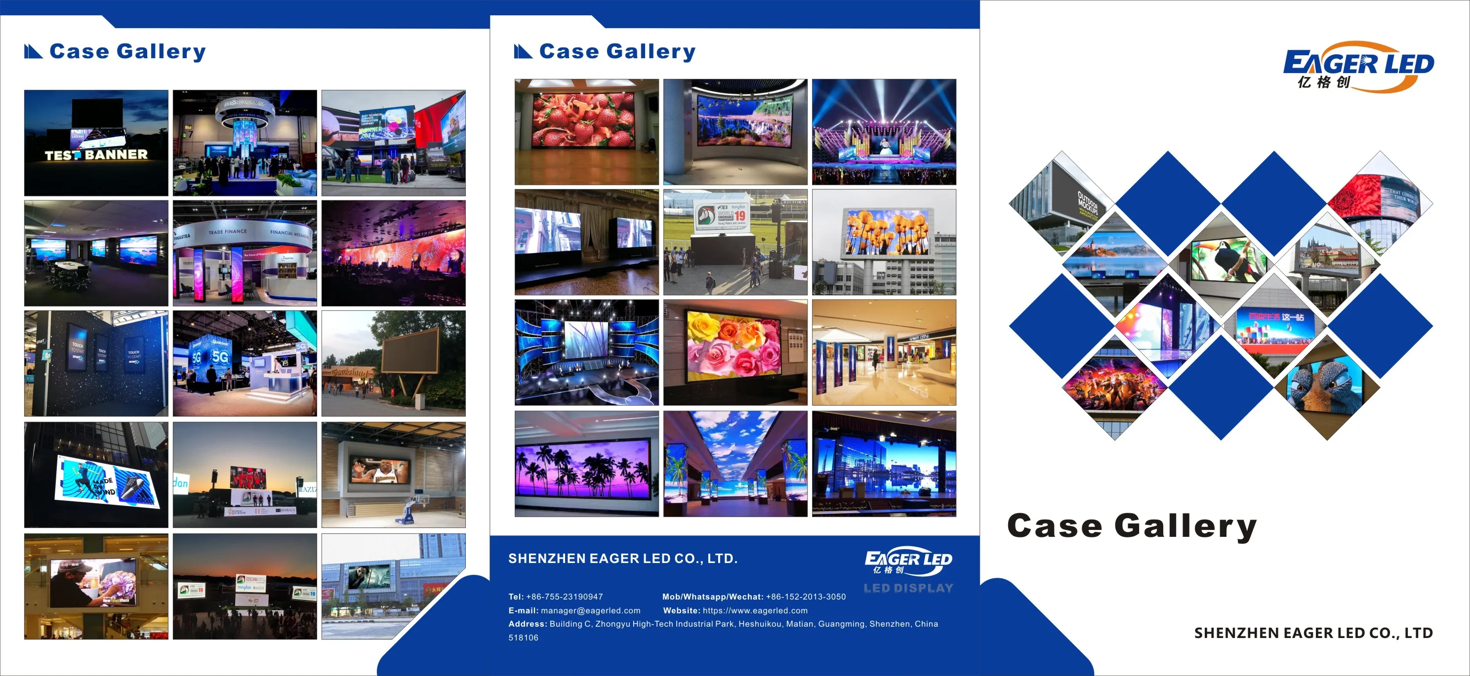 Conmutador de vídeo de pared HD a todo color LED Novastar N9