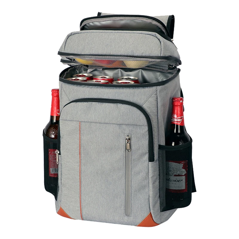 22L Cooler Bag 100% Leakpoof Large Insulated Bag Outdoor Beach Picnic Food Fruit Beer Thermal Insulation Bag Car Refrigerator