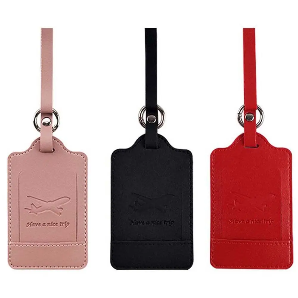 Soft Portable Holiday Travel Airplane Check-in Handbag Label Luggage Tag Travel Accessories Airplane Suitcase Tag Boarding Pass