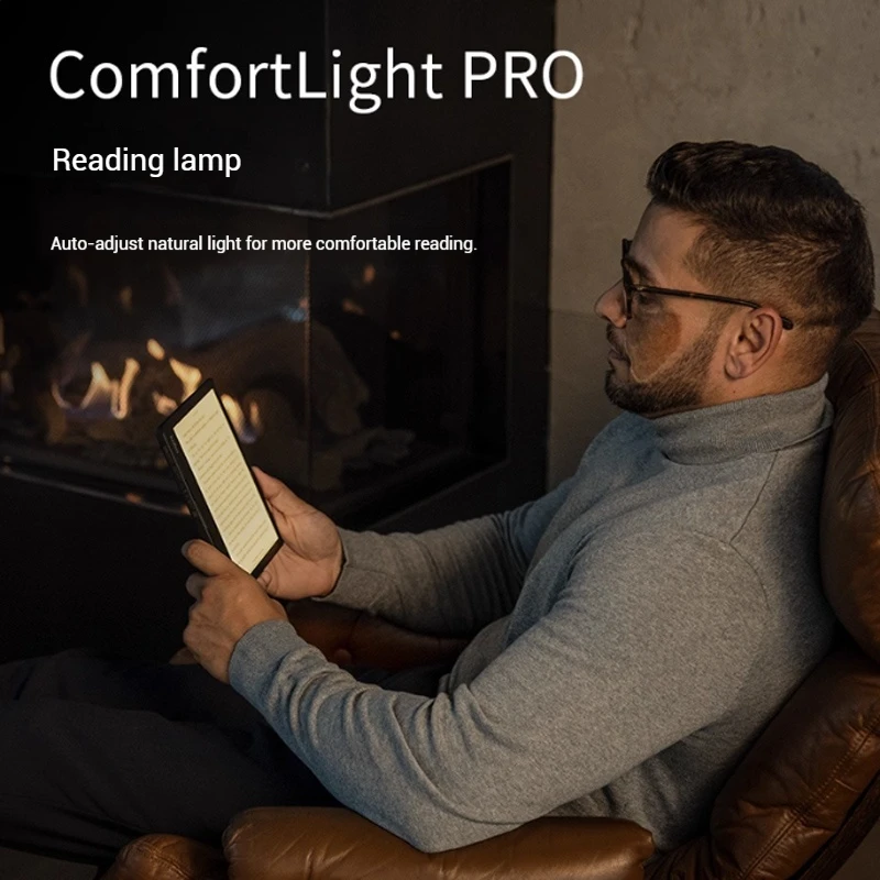 Rakuten Kobo E-Reader Sage شاشة كبيرة 8 بوصة مع حبر إلكتروني عالي الأداء 1440 × 1920 بكسل متوافق مع الكتابة اليدوية