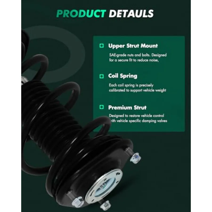 Voorste schokdemper montageset voor 2013-2018 Toyota RAV4 Compleet vervangend ophangsysteem met geïntegreerde veerpootcompatie