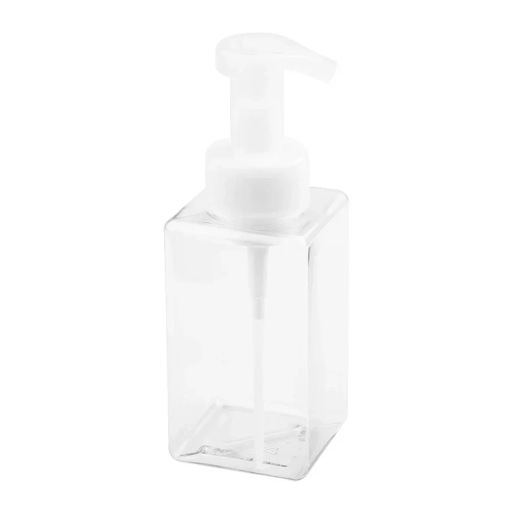 450ml Pump Bottle Bathroom Transparent Clear Plastic Reusable Travel Dispenser Foaming Suds Kitchen Foam Empty 2018